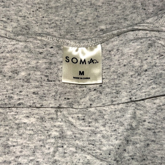 (Like New) Soma Modal Tank Top Heather Gray Medium Like New - Picture 5 of 8